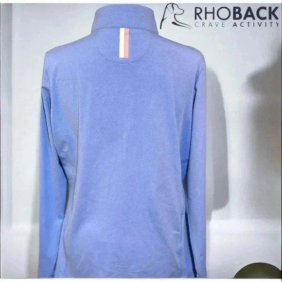 NWT | Rhoback Crave | Best sellers | Activity Women’s Q-Zip Blue Pullover (Sz M) - Picture 2 of 12